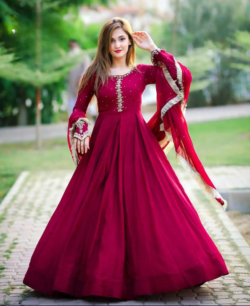 Beautiful Zarghoon Maxi 3 Piece