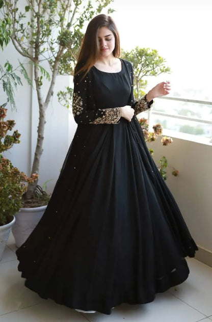 Embroidery Pearls Maxi 3 Piece